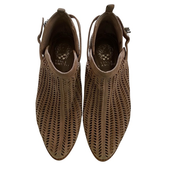 Vince Camuto Campina Bootie Women Leather Ankle Boots Size 6.5 - Picture 3 of 11